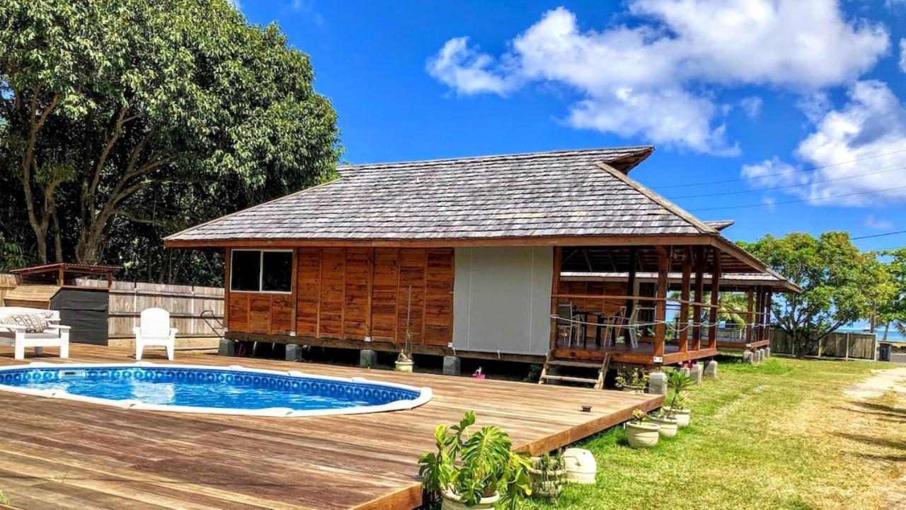 우투로아 Raiatea - Bungalow Nautilus Lagoon 빌라 외부 사진